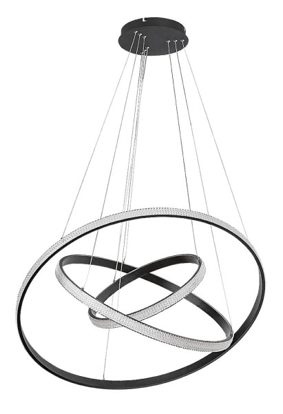 Lampa wisząca GRETE czarno-biała LED 100W biały ciepły 4450lm IP20 Rabalux