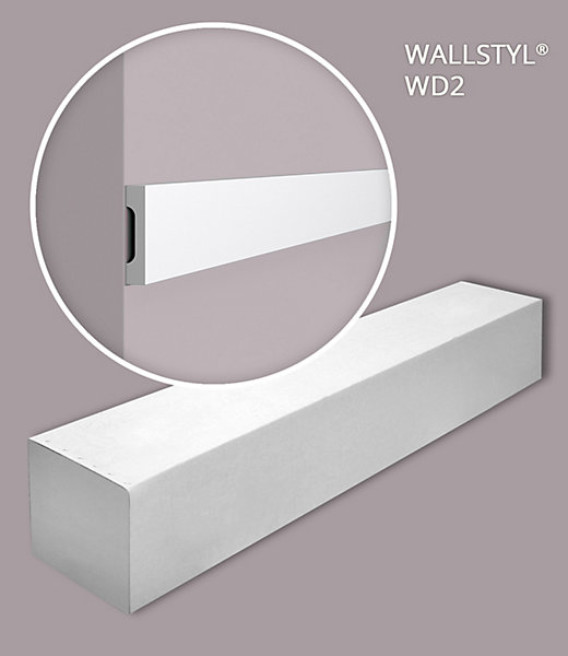 Cimaise NMC WD2-box WALLSTYL 1 carton 21 pièces Corniche