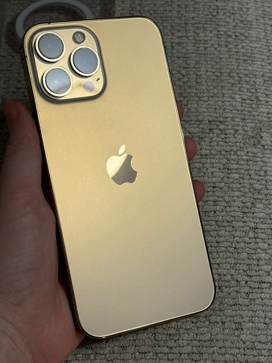 Iphone 13 pro max Gold 256 GB phone unlocked I DON