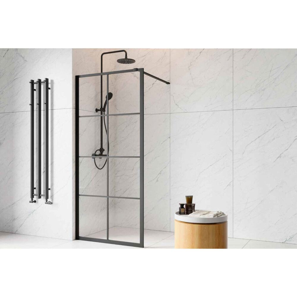 DUSJVEGG CAMARGUE STOCKHOLM MED SORTE SPROSSER 90 CM