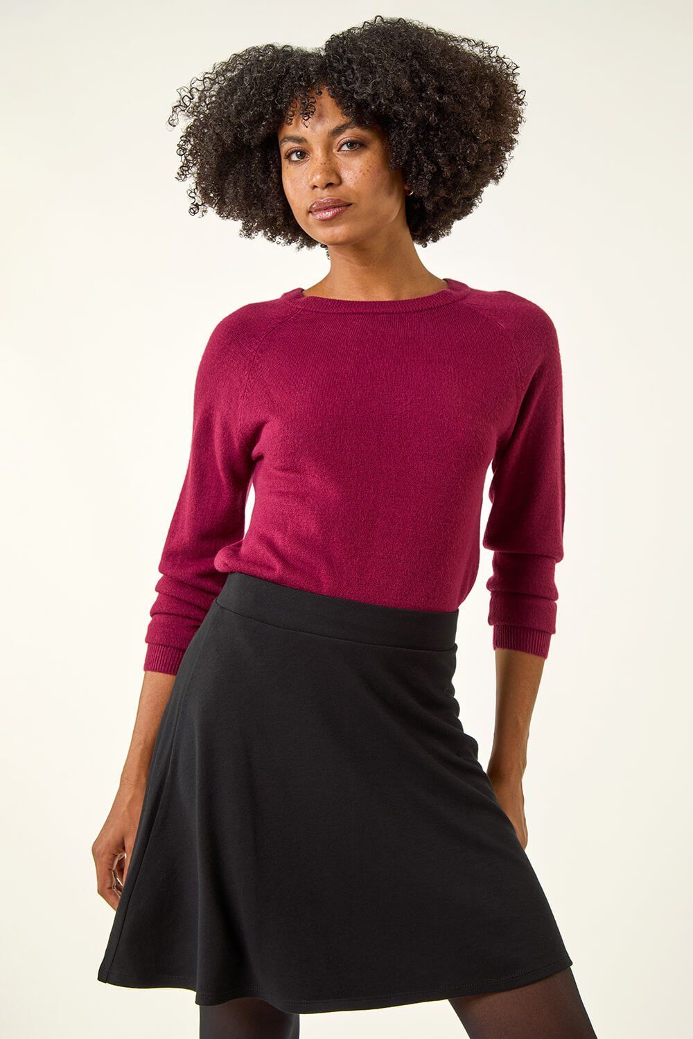 Roman Pull On Stretch Skater Skirt