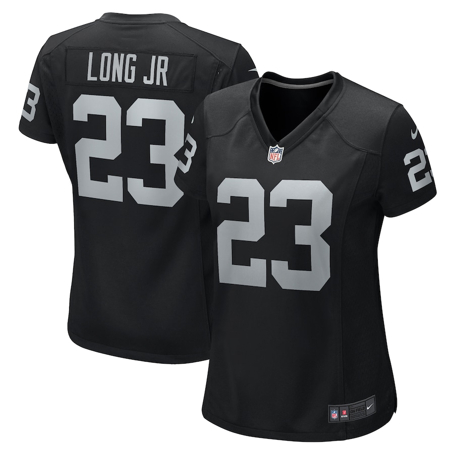David Long Jr. Las Vegas Raiders Nike Women's Team Game Jersey -  Black