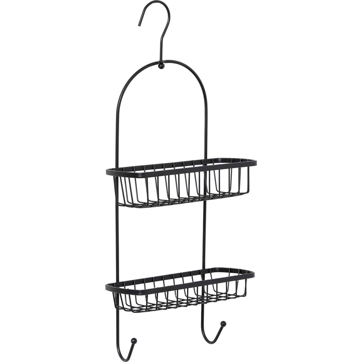 Suporte wc preto 10x22,5x55cm