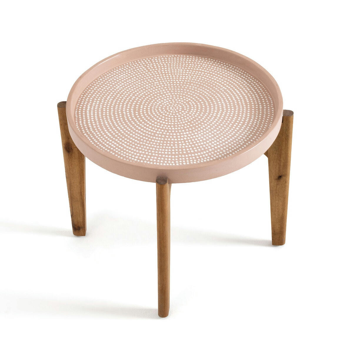 Table basse acacia et fibres de ciment, Médan