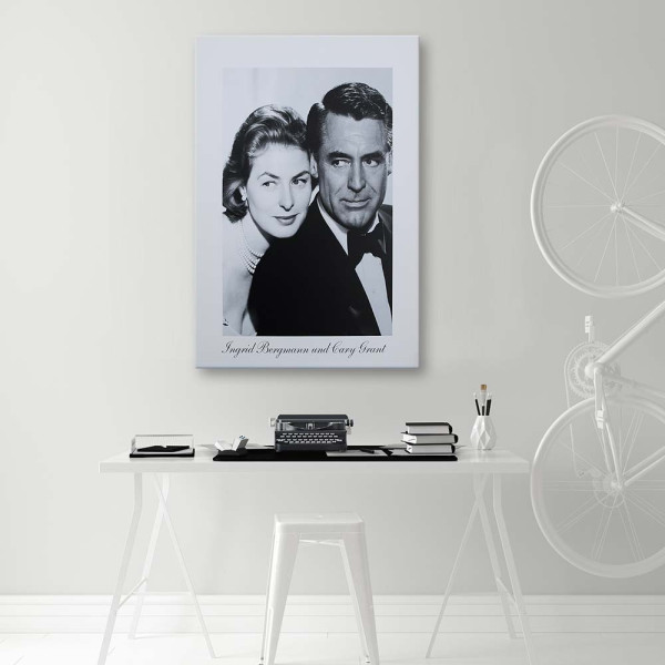 Feeby Obraz na płótnie Ingrid Bergmann i Cary Grant 40x60