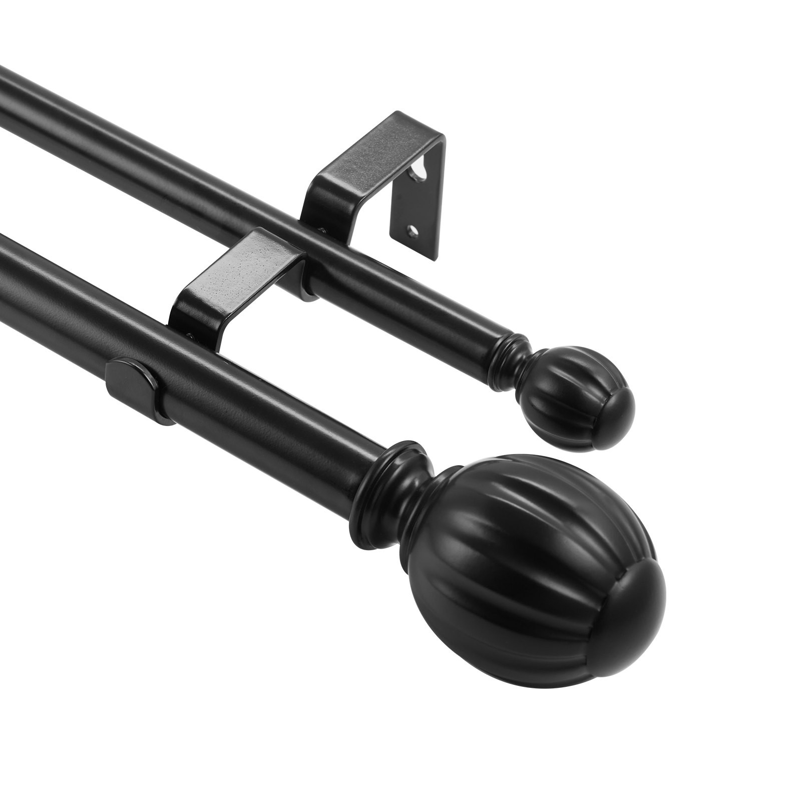 Karnisz Podwójny Metalowy Regulowany 92-183 Cm