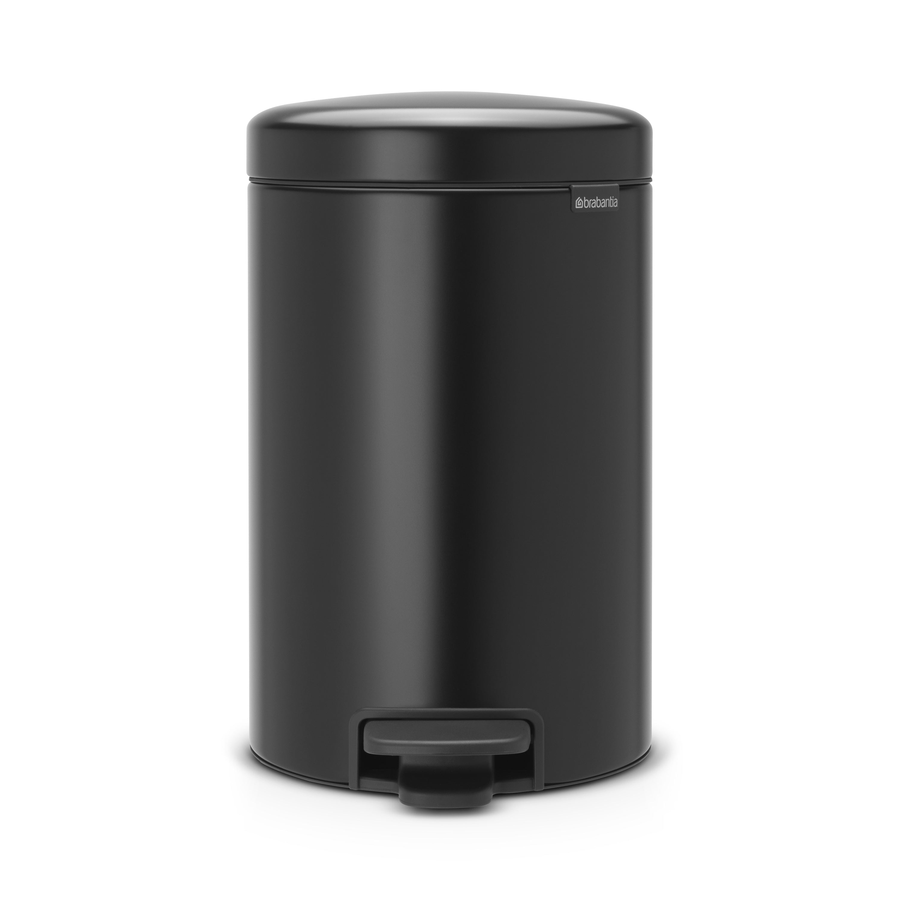 Brabantia NewIcon Pedaalemmer 12 L - Mat Zwart