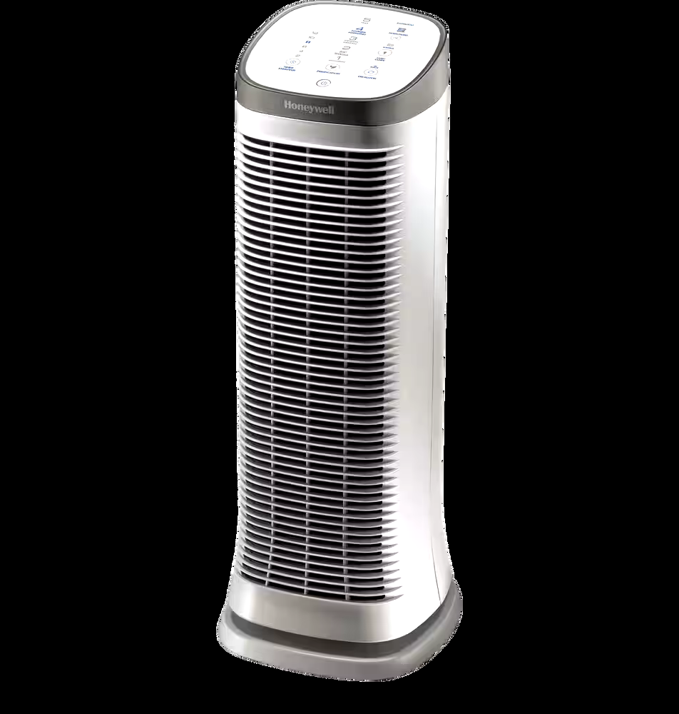 Honeywell HFD322C AirGenius5 Permanent Filter Air Purifier, Removes Allergens & Odours, White, Large Room