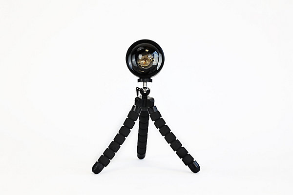 Lampe à poser métal noir USB RGB H.21cm 8W Seynave