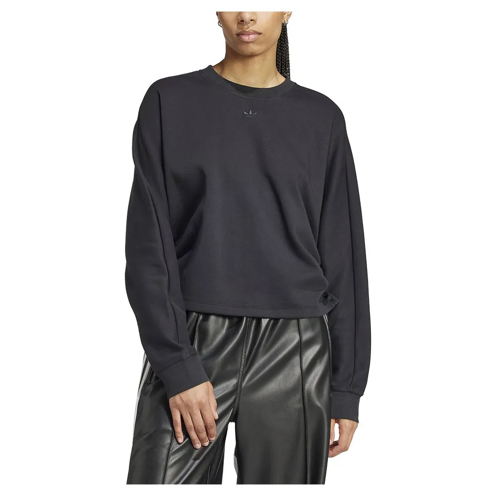 adidas Originals Ruched 3 Stripes Loose sweatshirt