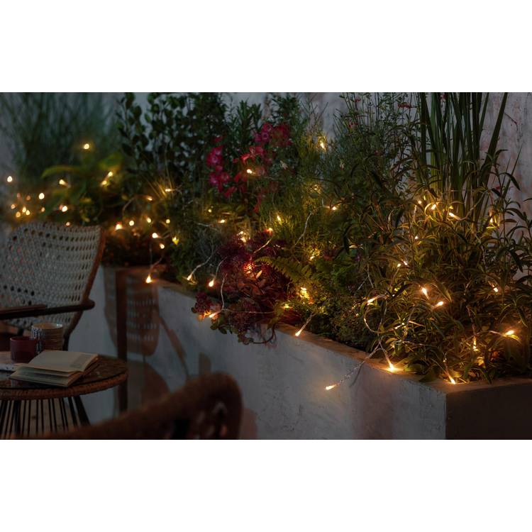 Habitat White Solar LED String Lights
