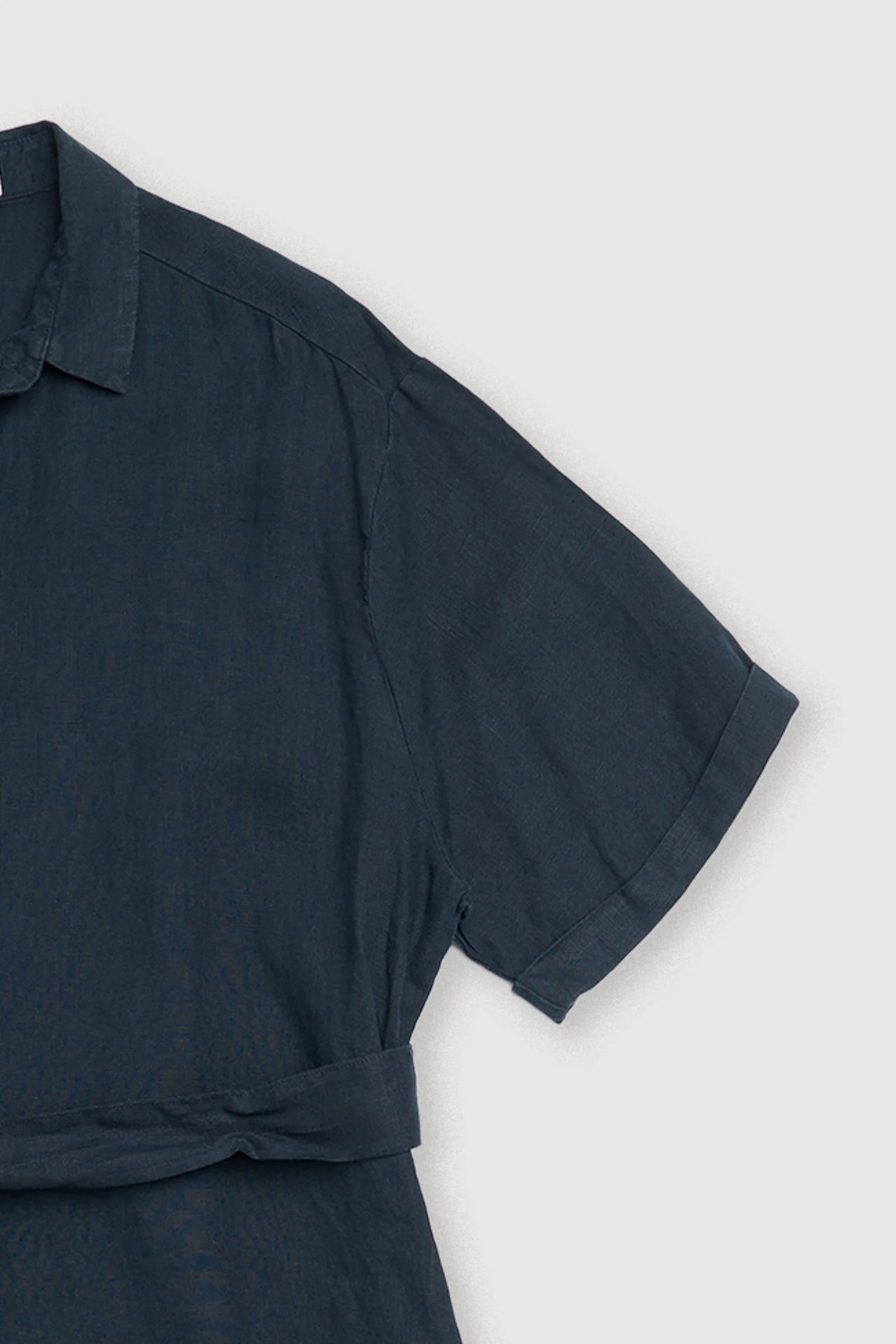 Re-Worn Womens Linen Shirt Dress