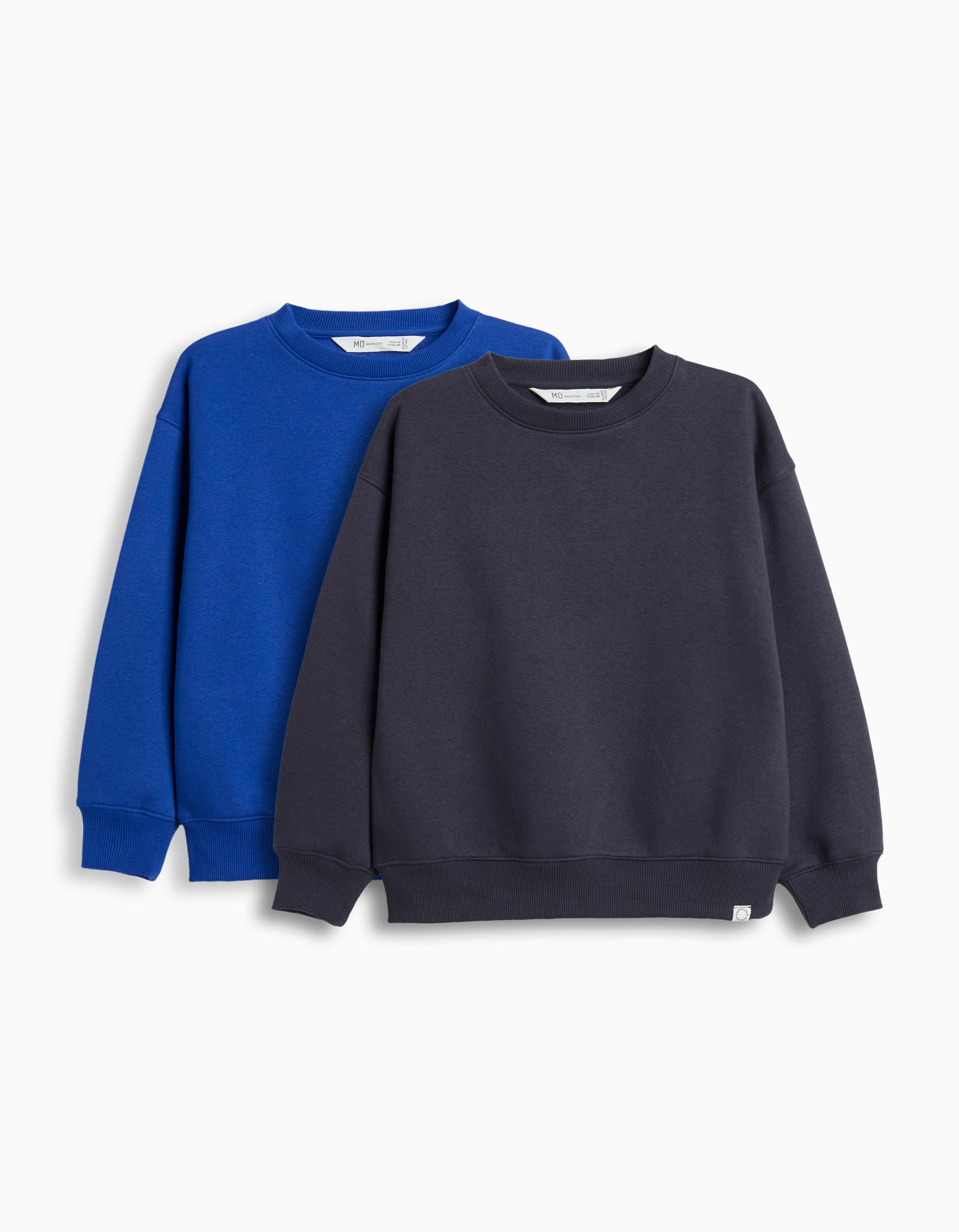 Pack 2 Sweatshirts de Felpa, Menino, Azul Escuro