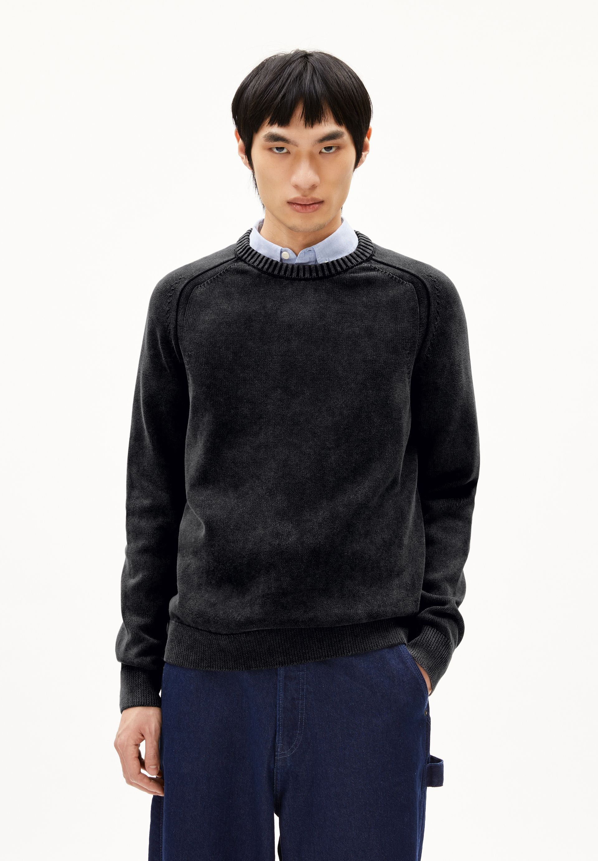 VAANJO GMT DYE STRICKPULLOVER