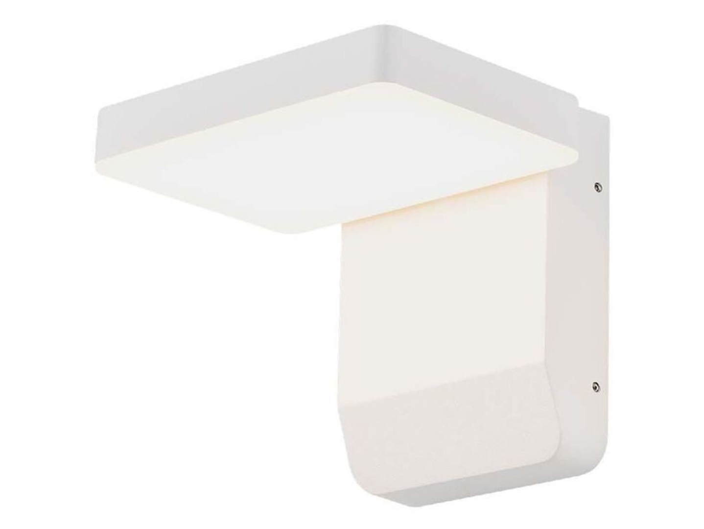 Kinkiet zewnętrzny VT-11020 LED 3000K 17,8cm aluminiowy biały