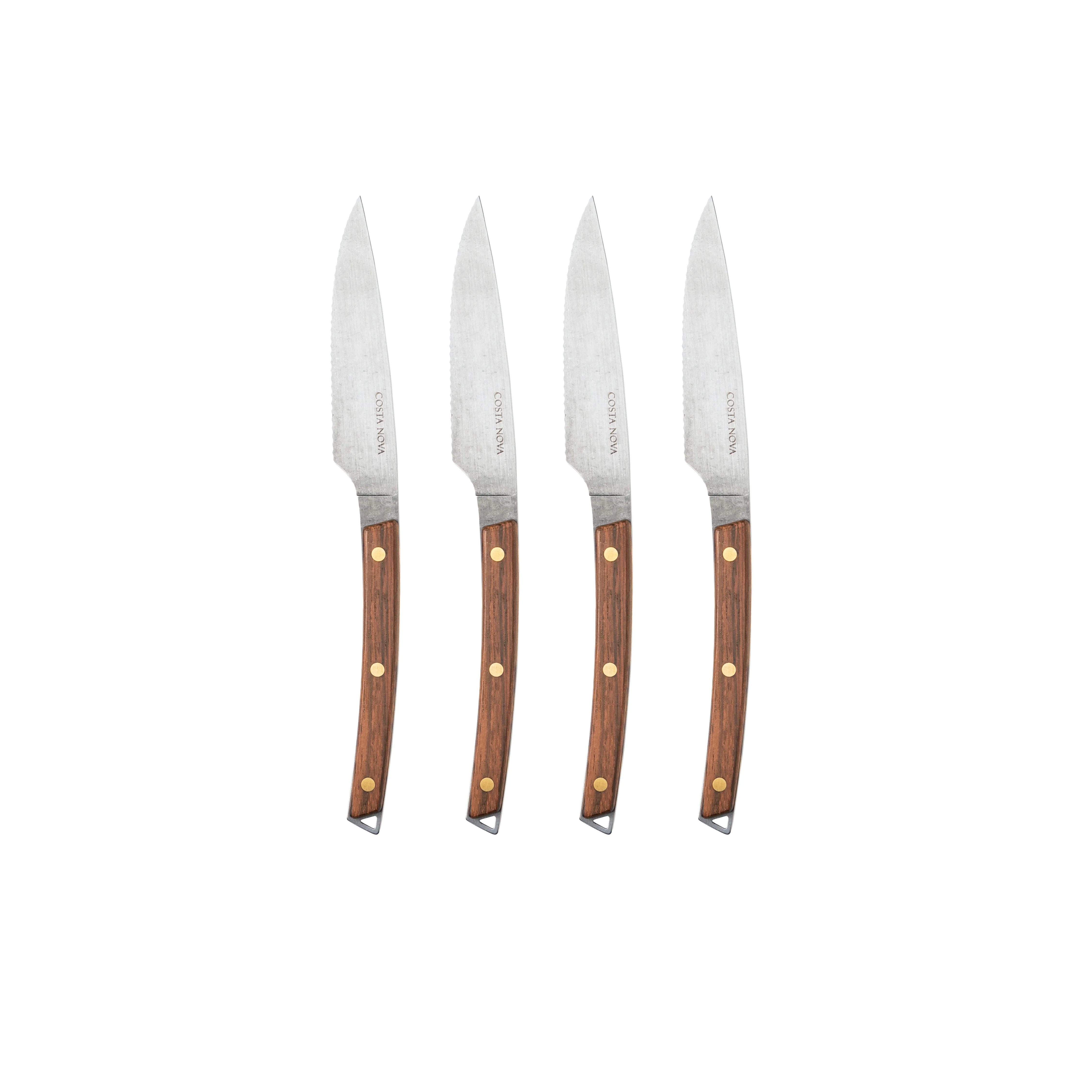 Set 4 Rosewood Steak Knives Remo