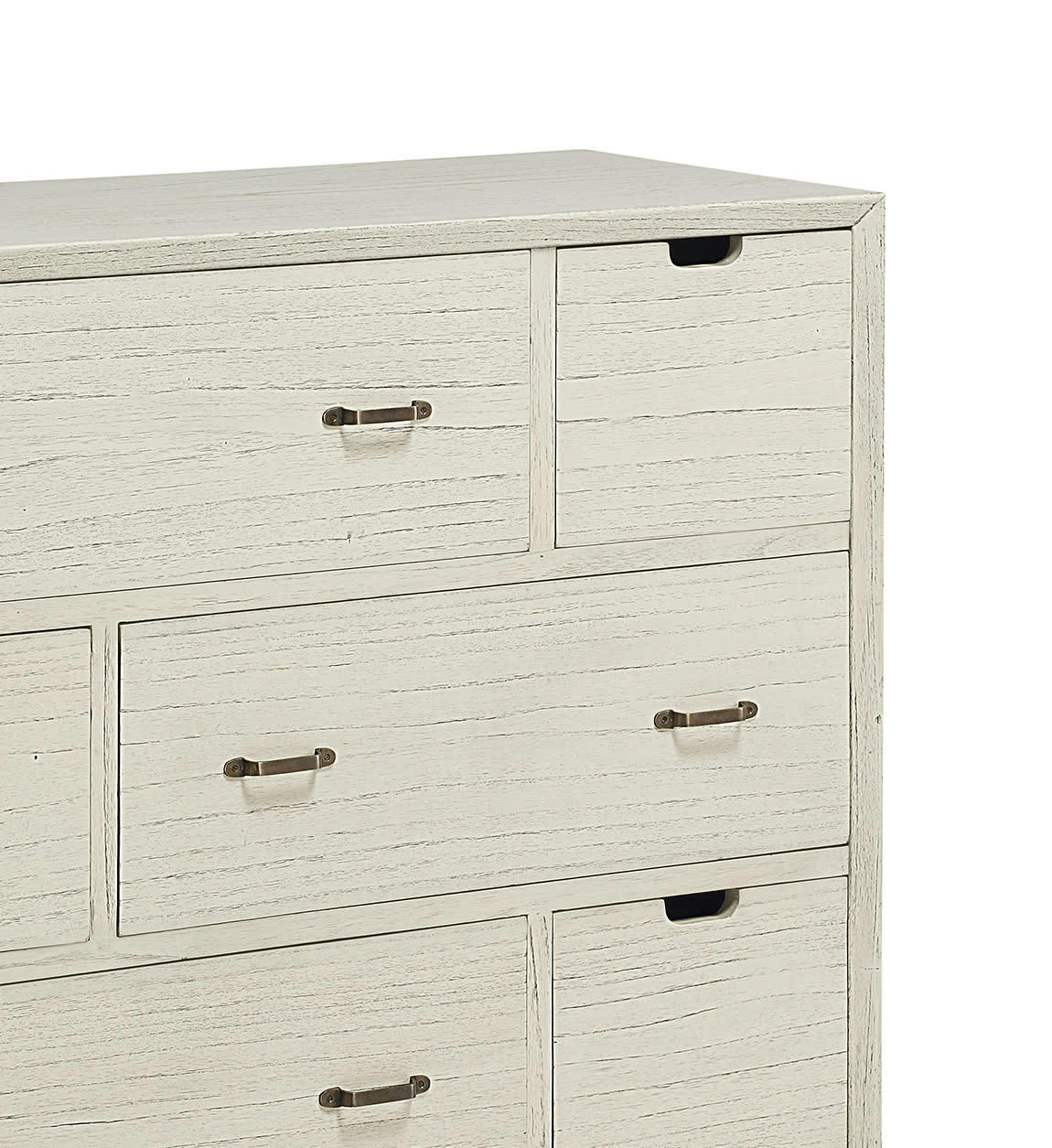 MURIA - Commode en bois blanc L110