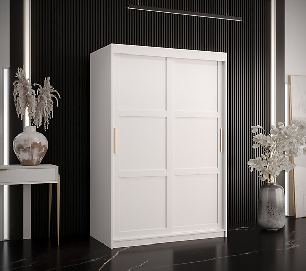 Armoire coulissante Ramiro 1 120, profondeur 62 blanc