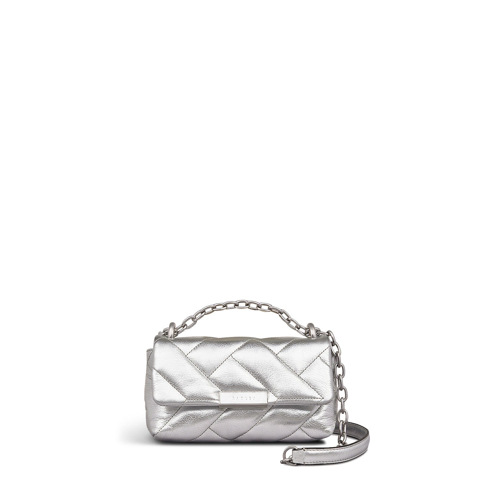 Mill Bay - Xl Quilt - Metallic Small Flapover Cross Body Bag - OHE14003