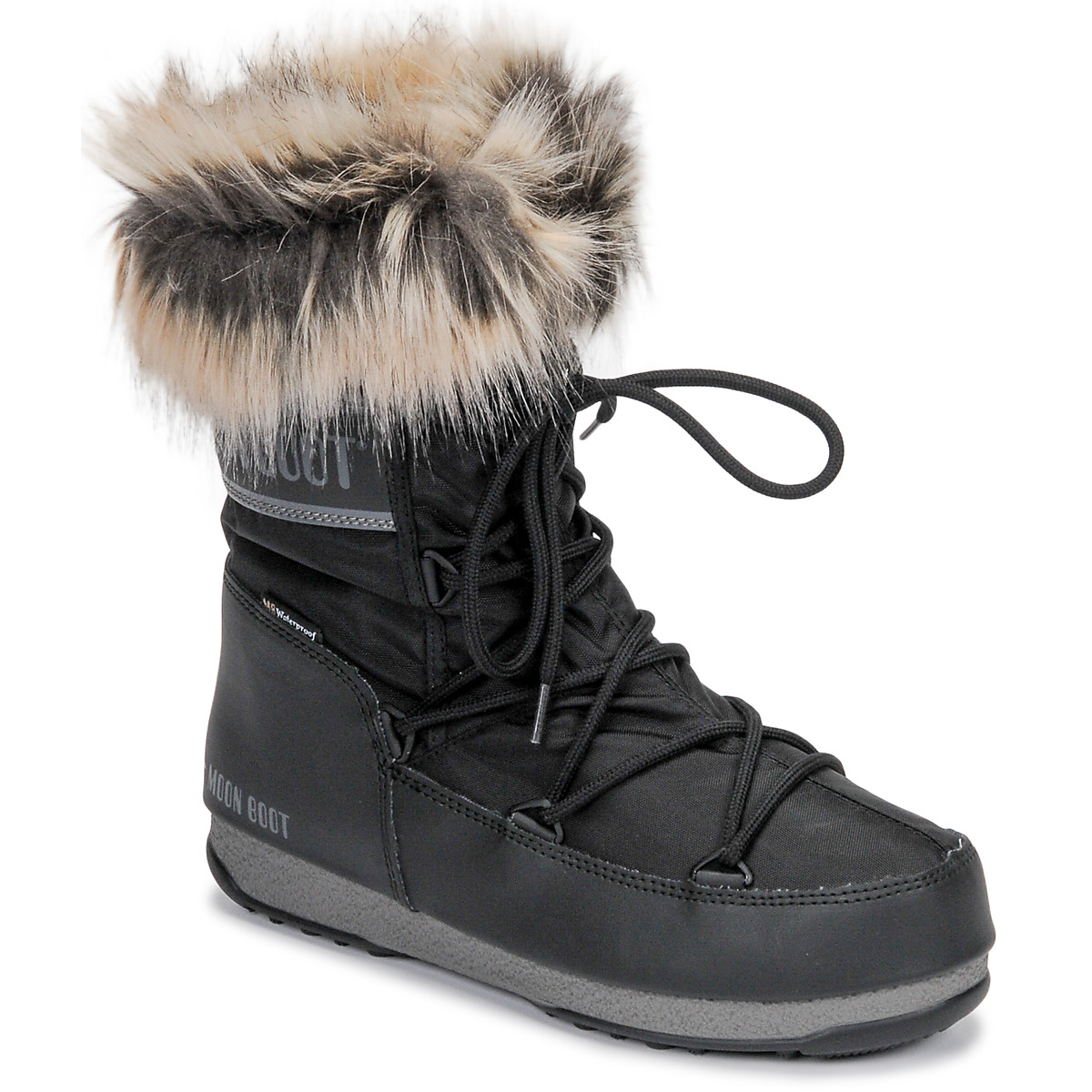 Moon Boot - MOON BOOT MONACO LOW WP 2 - Black