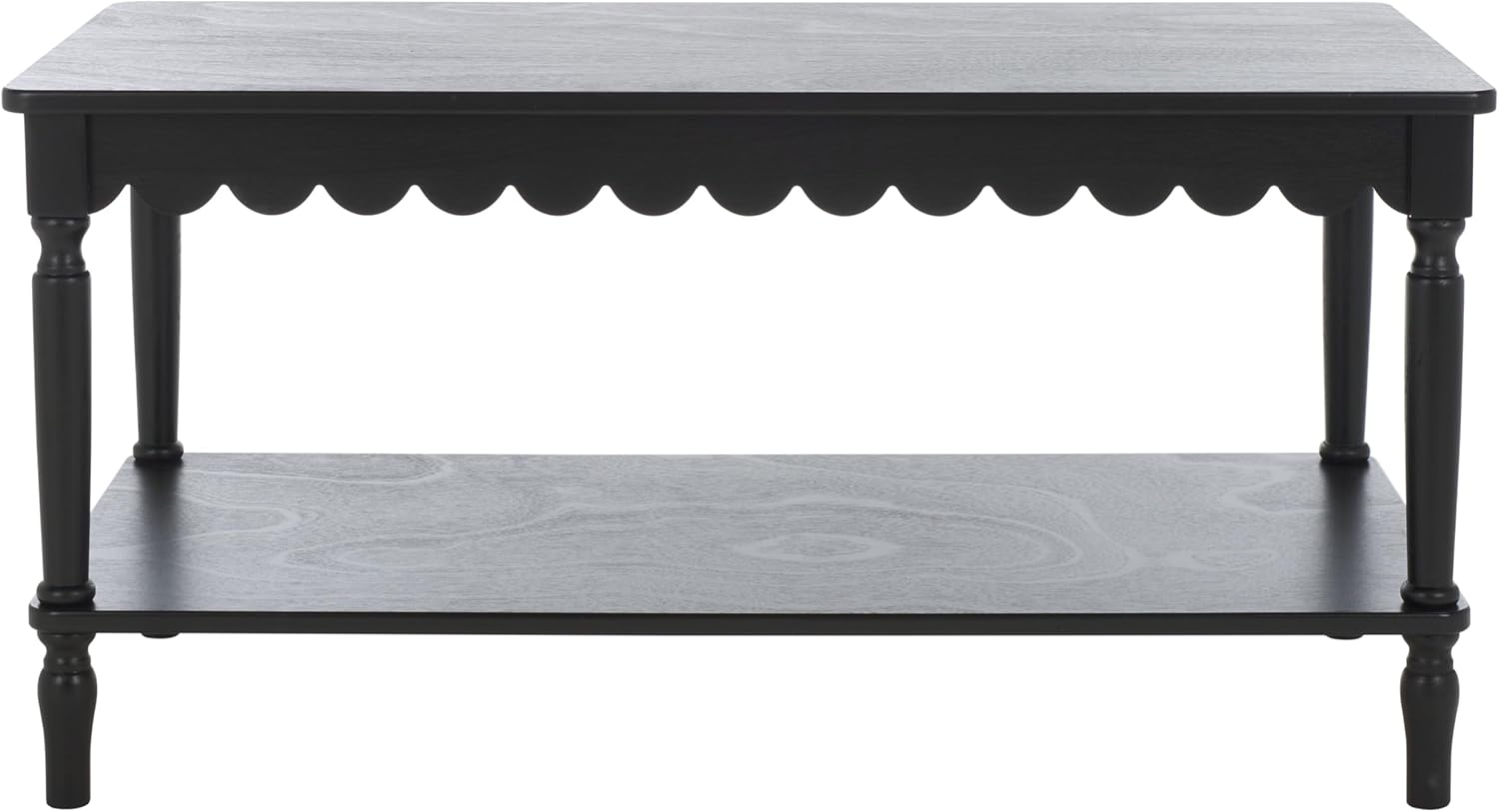 SAFAVIEH Home Collection Haven Matte Black Coffee Table