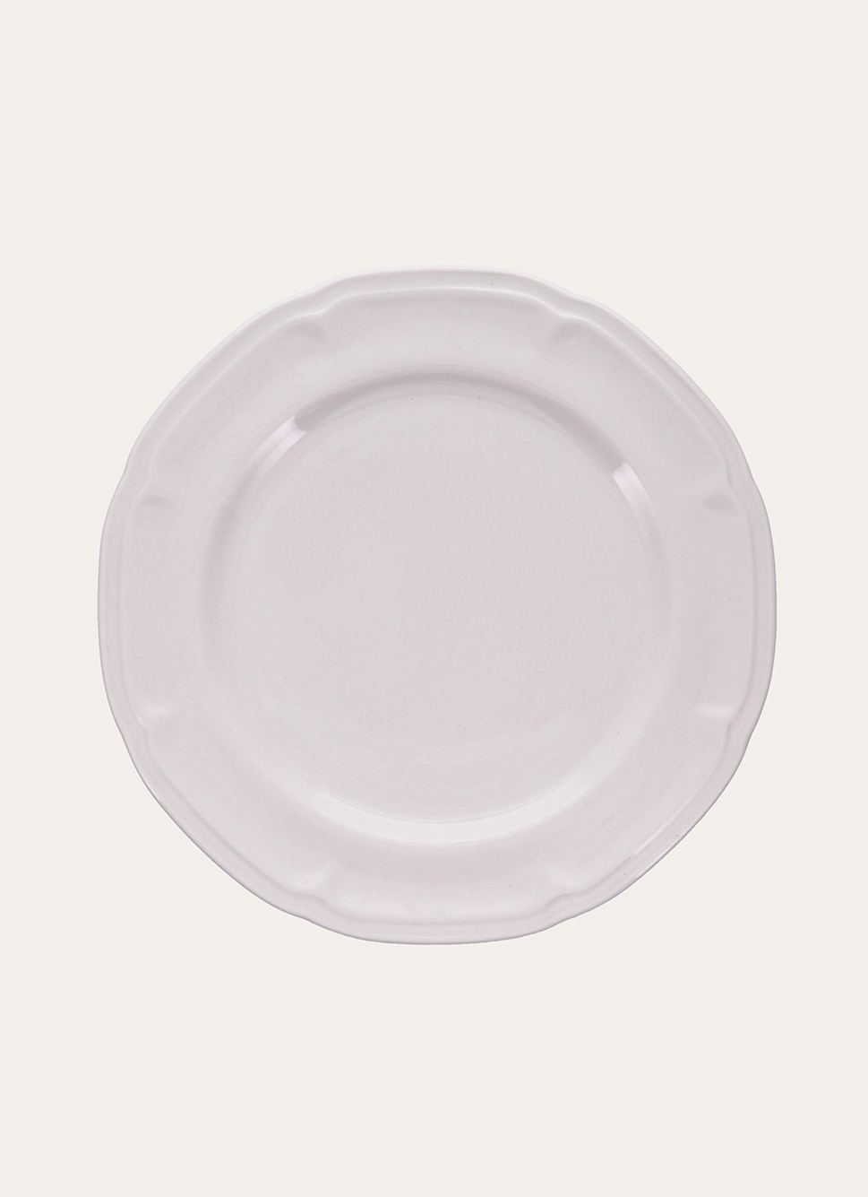 ASSIETTE PLATE BLANC