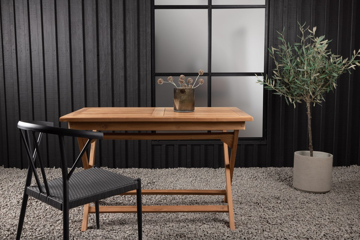 Rebellenclub Crema Tuintafel - 120 x 70 cm - Naturel Hout