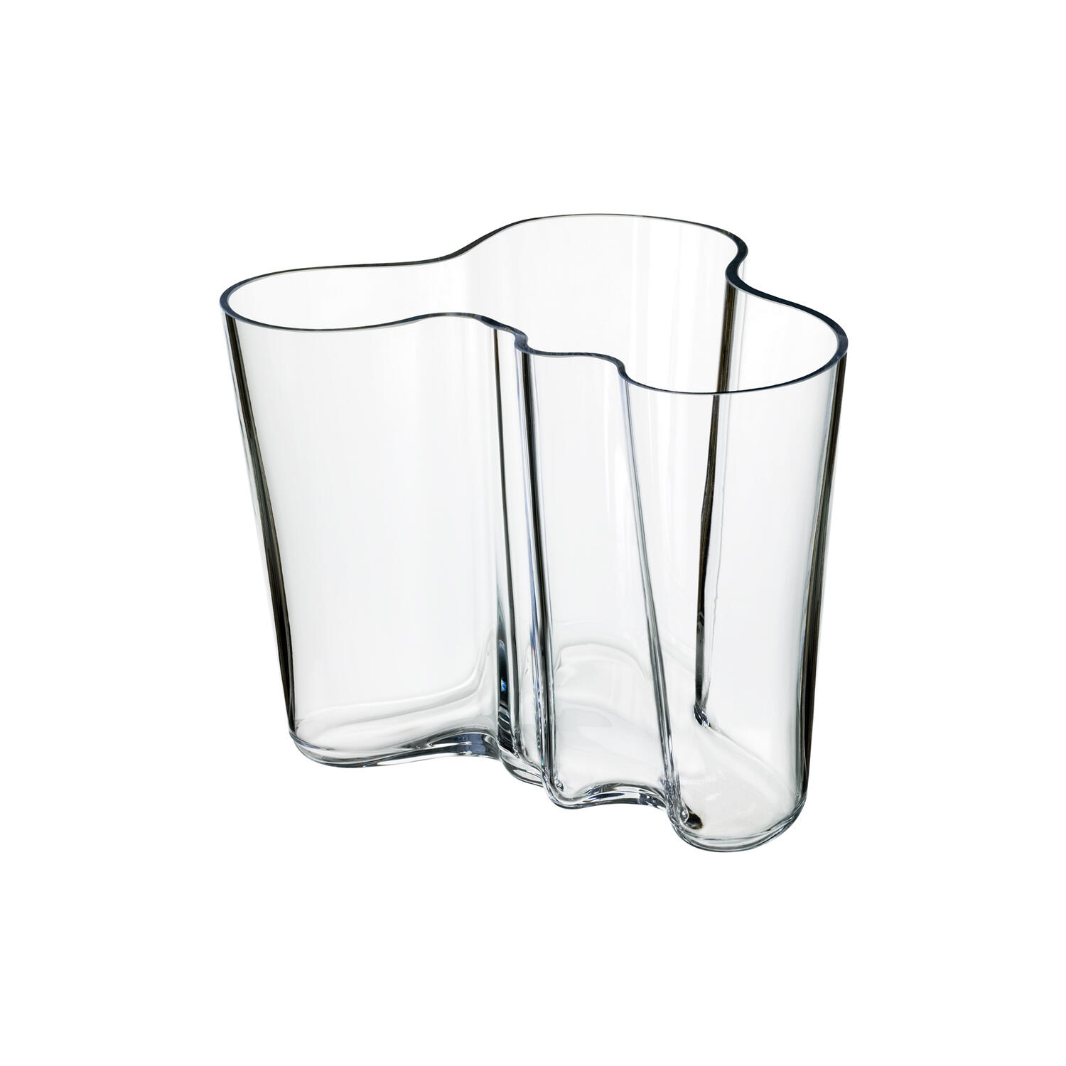 Alvar Aalto vase 16 cm, clear