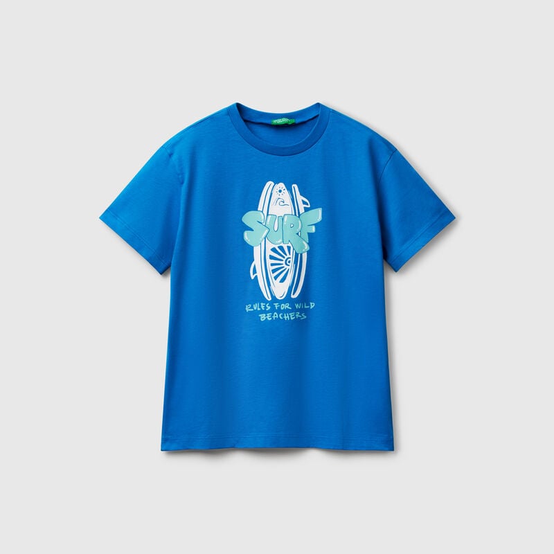 T-shirt with neon print