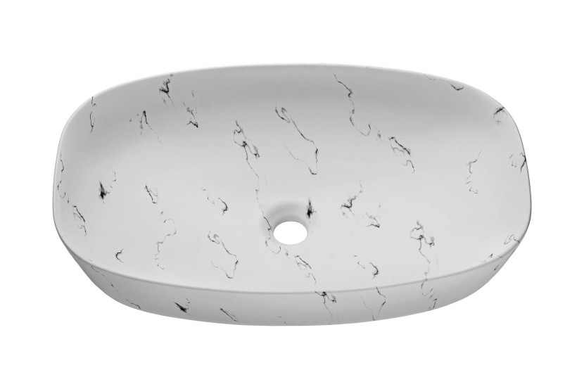 Umywalka nablatowa ceramiczna MEGI MW13