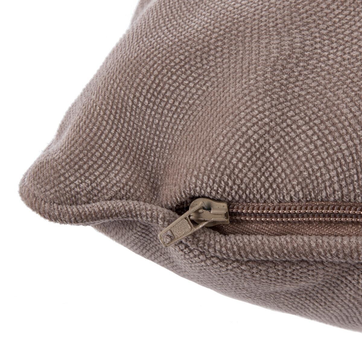 Cushion "Linah" Taupe grey, 30x50 cm