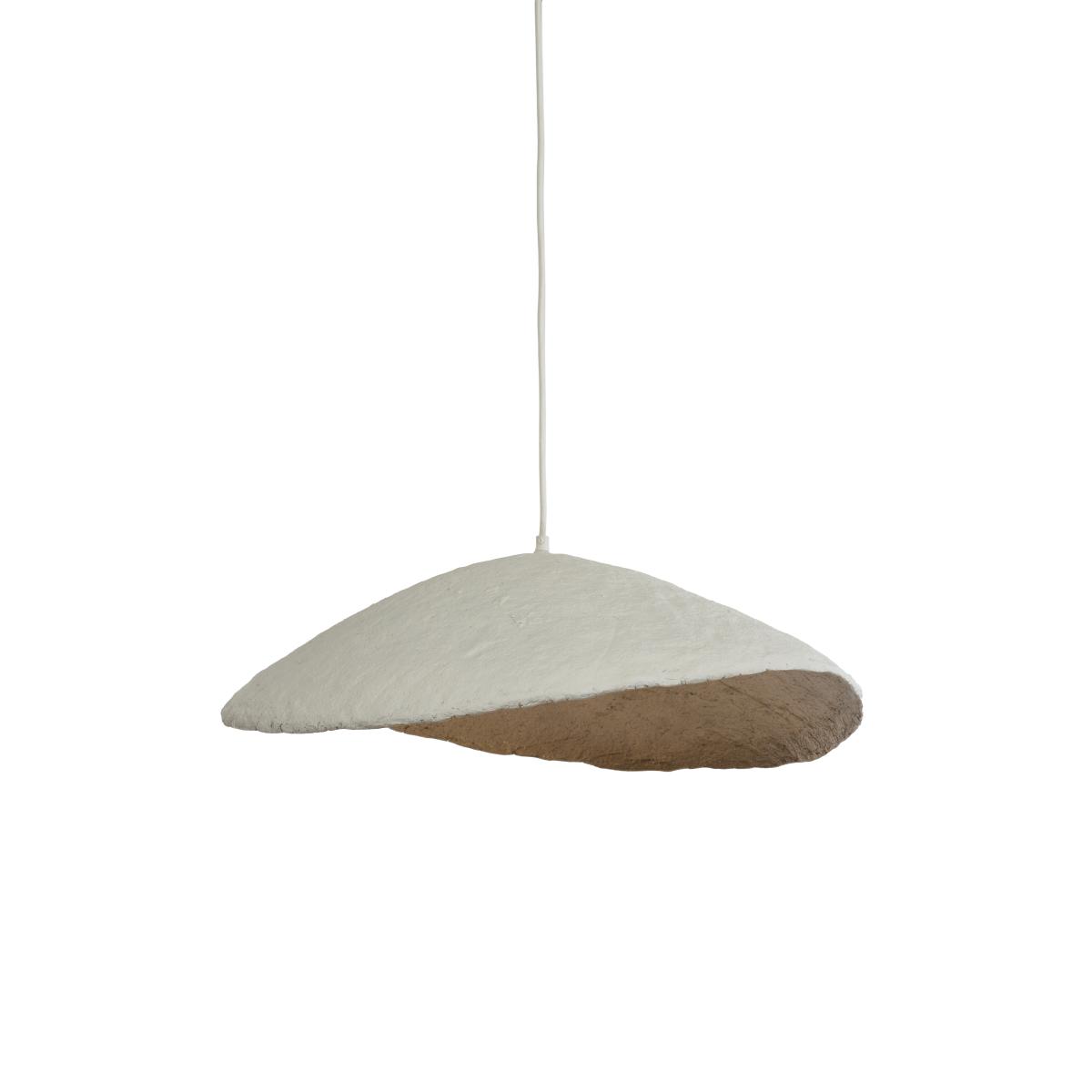 Light & Living - Lonia hanglamp 71x53,5x23 cm - crème antiek brons
