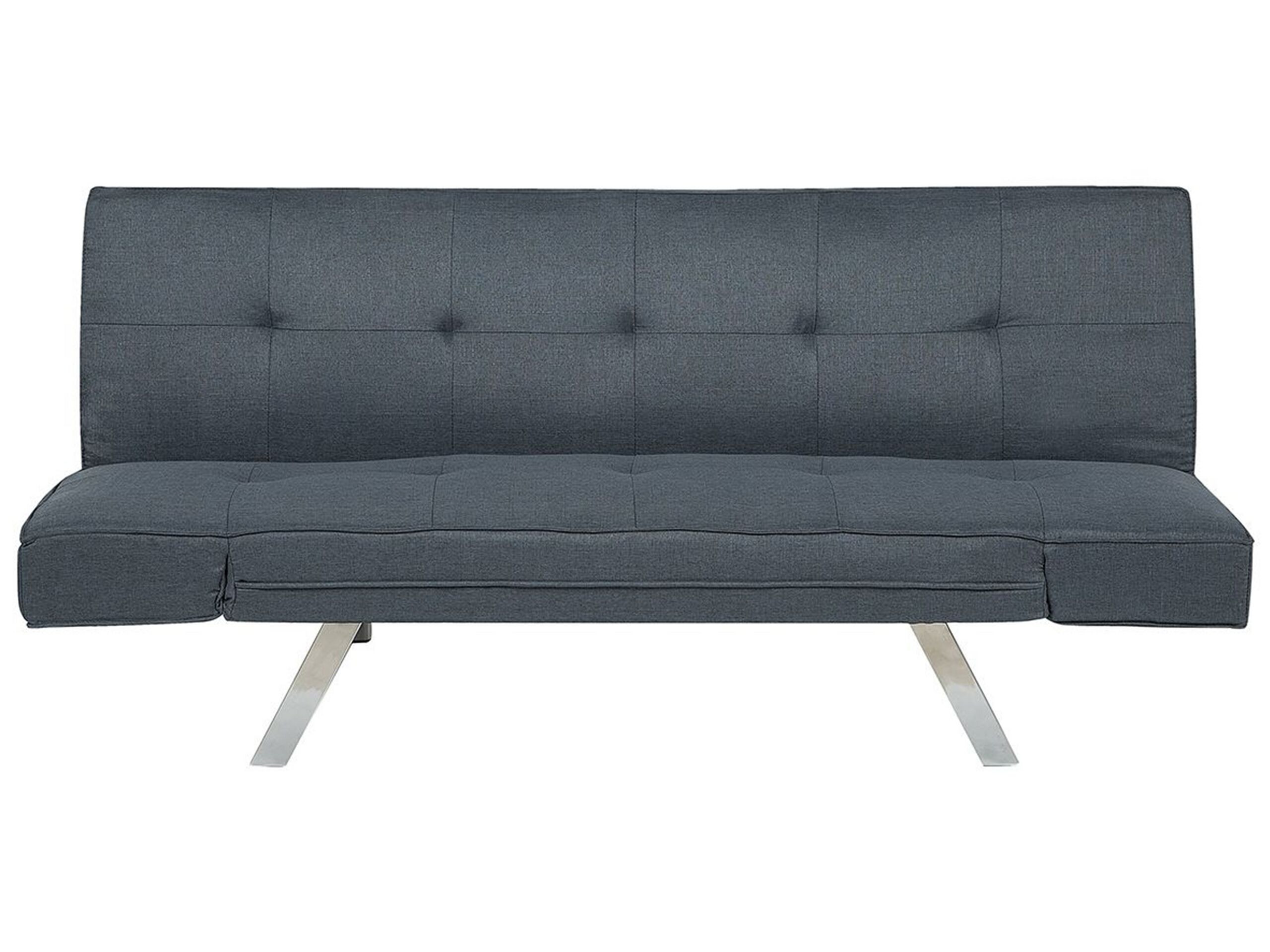 Sofa rozkładana funkcja spania szary