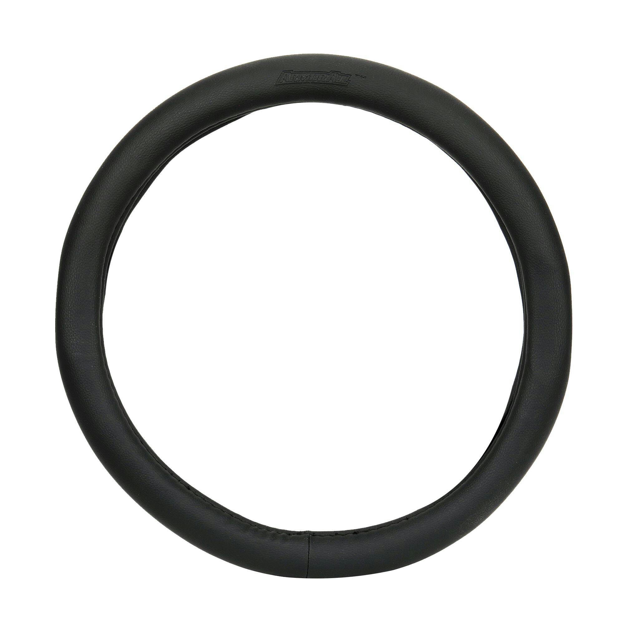 Armor All Fat Boy Steering Wheel Cover, Black