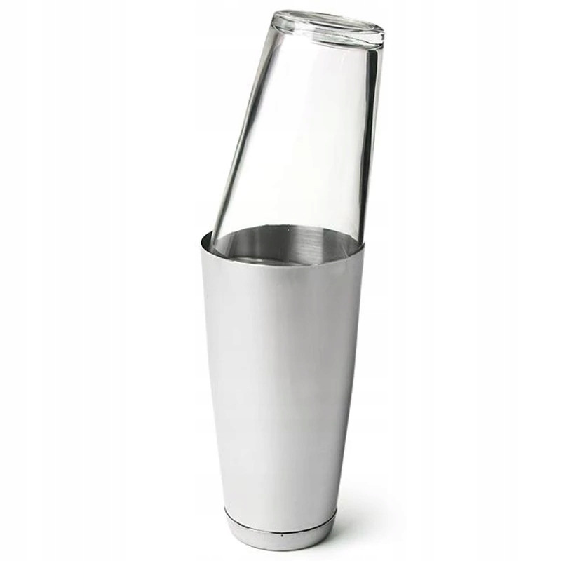 Shaker Bostoński Szkło I Stal 830Ml 500 Ml Srebrny