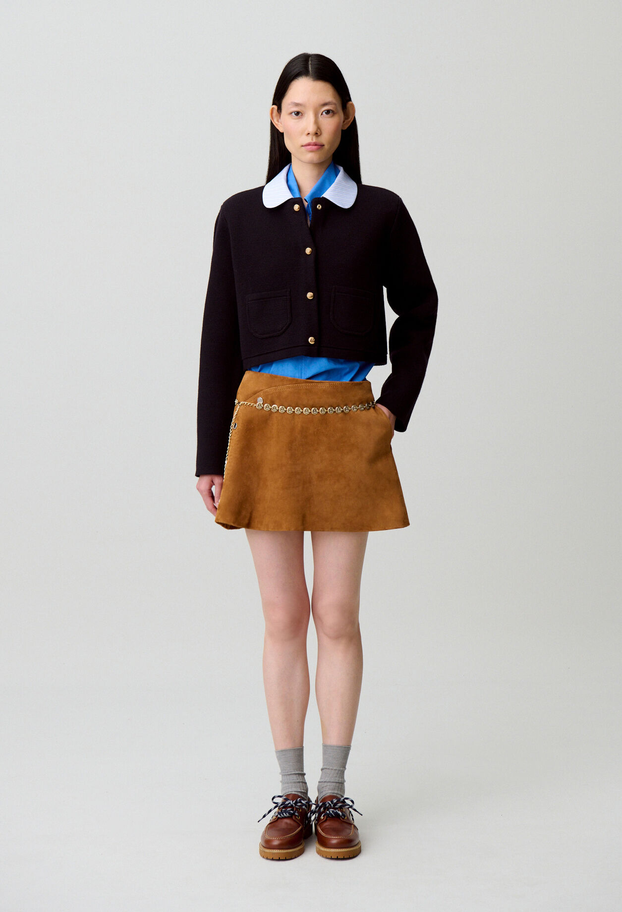 Cardigan avec col