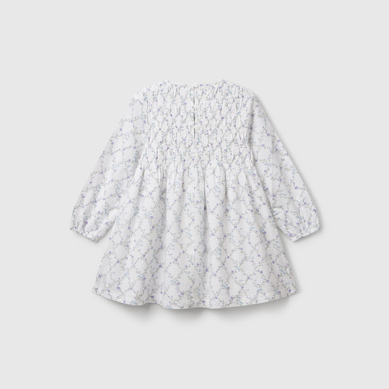 Floral dress in cotton