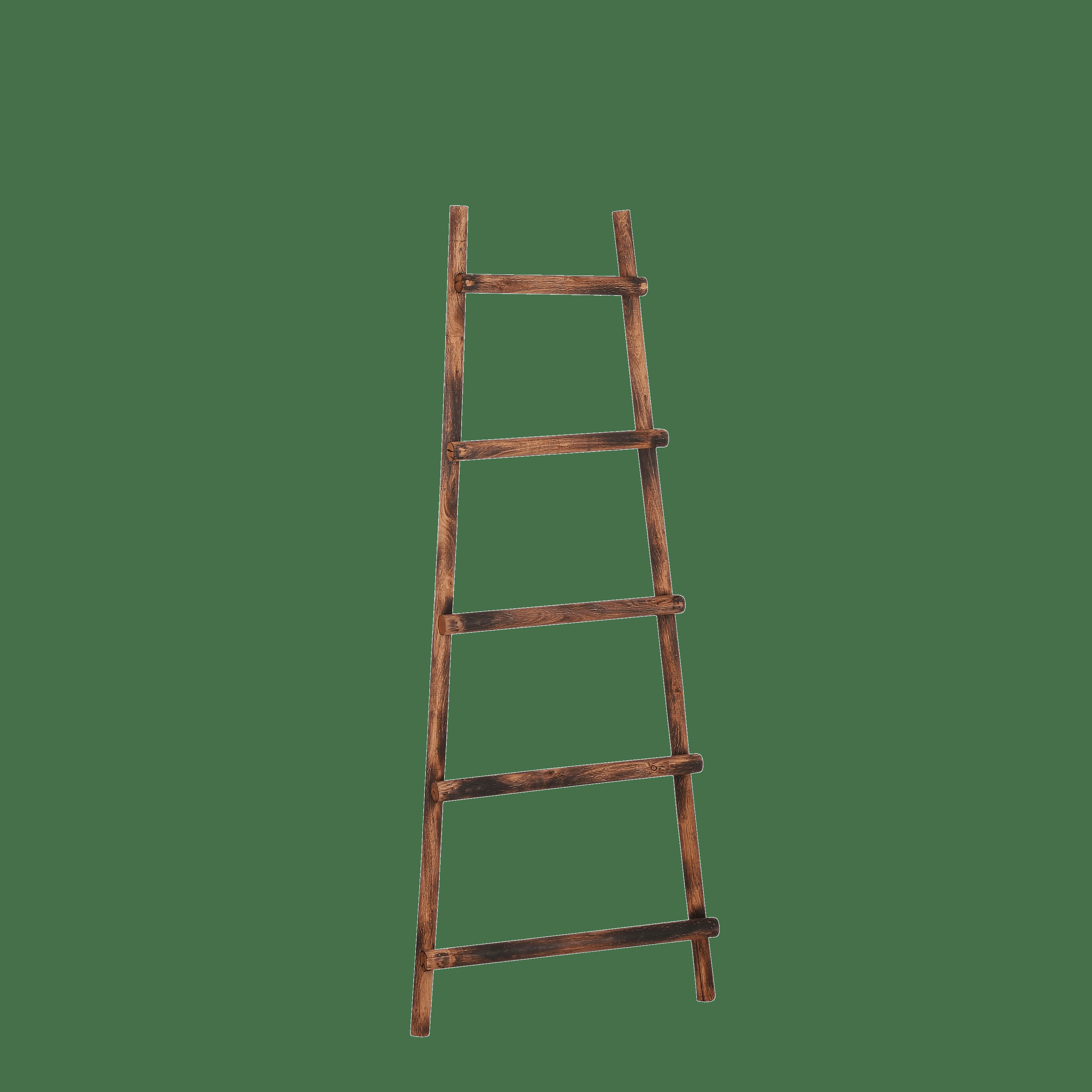 JEFF - Échelle de decoration en bois brune H119