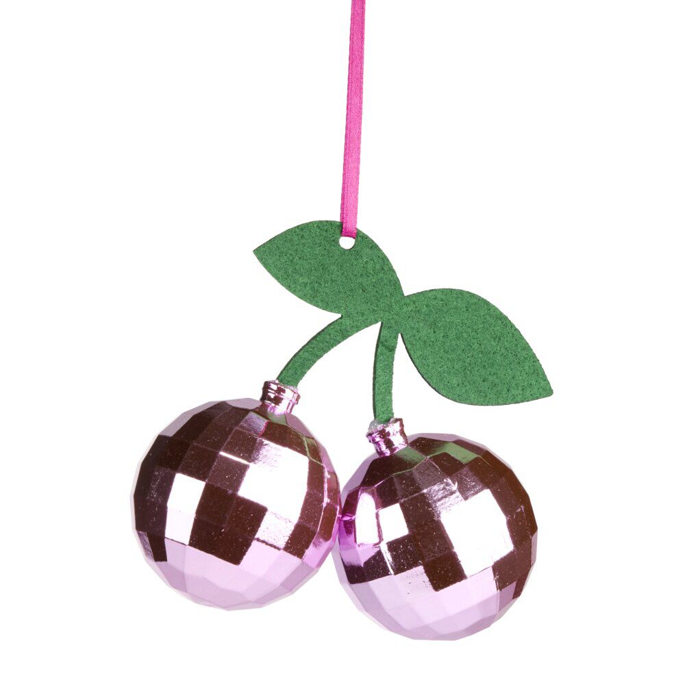 Cerise disco à suspendre H10 cm (3 modèles)