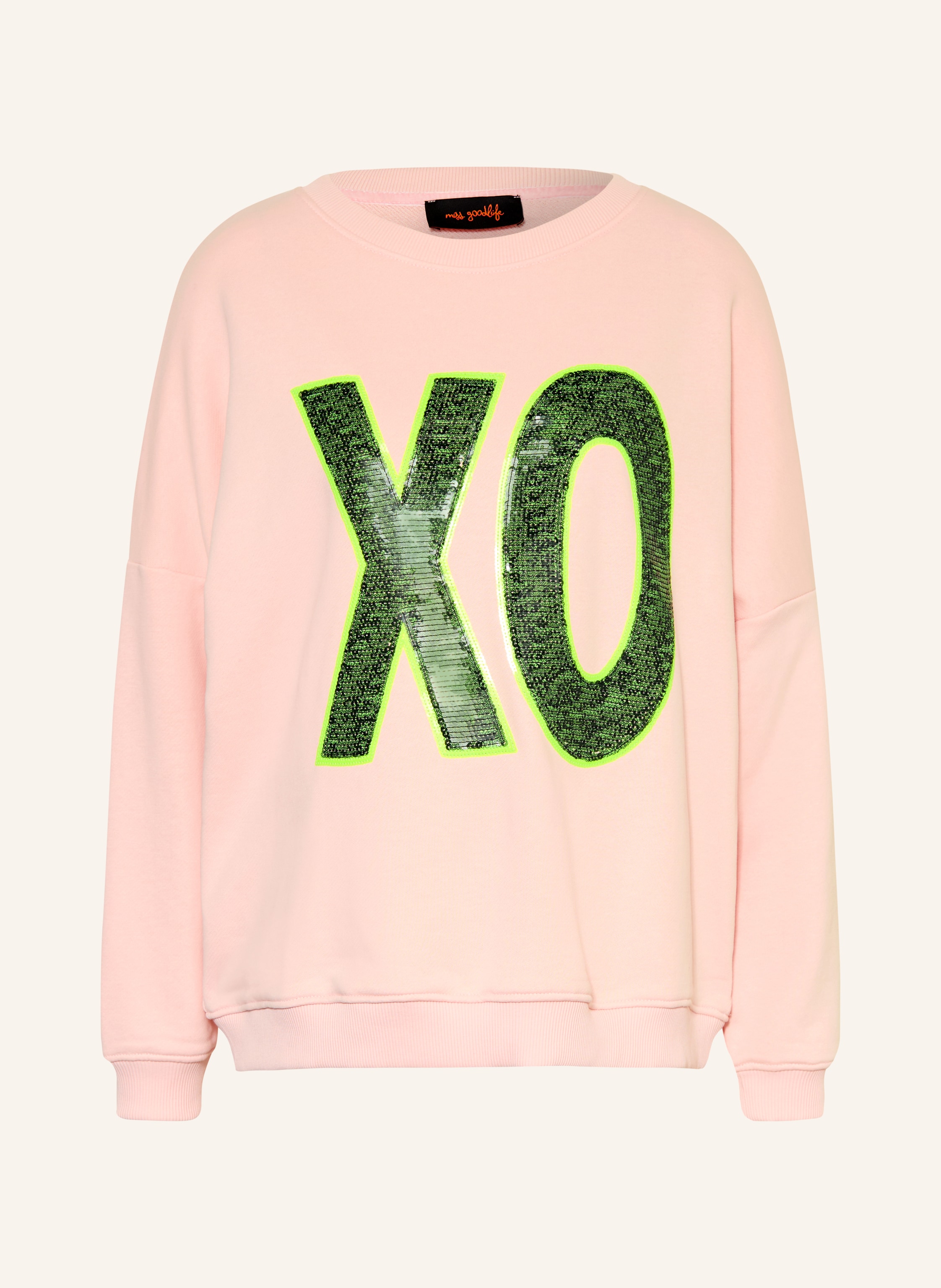 miss goodlife Oversized-Sweatshirt mit Pailletten