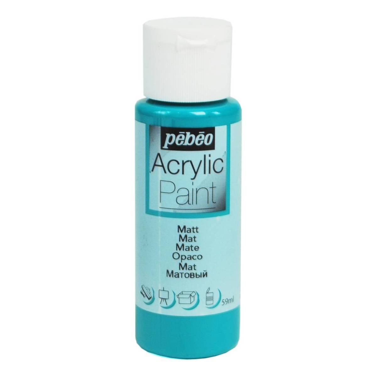 Pebeo Emerald Matt Acrylic Craft Paint 59ml