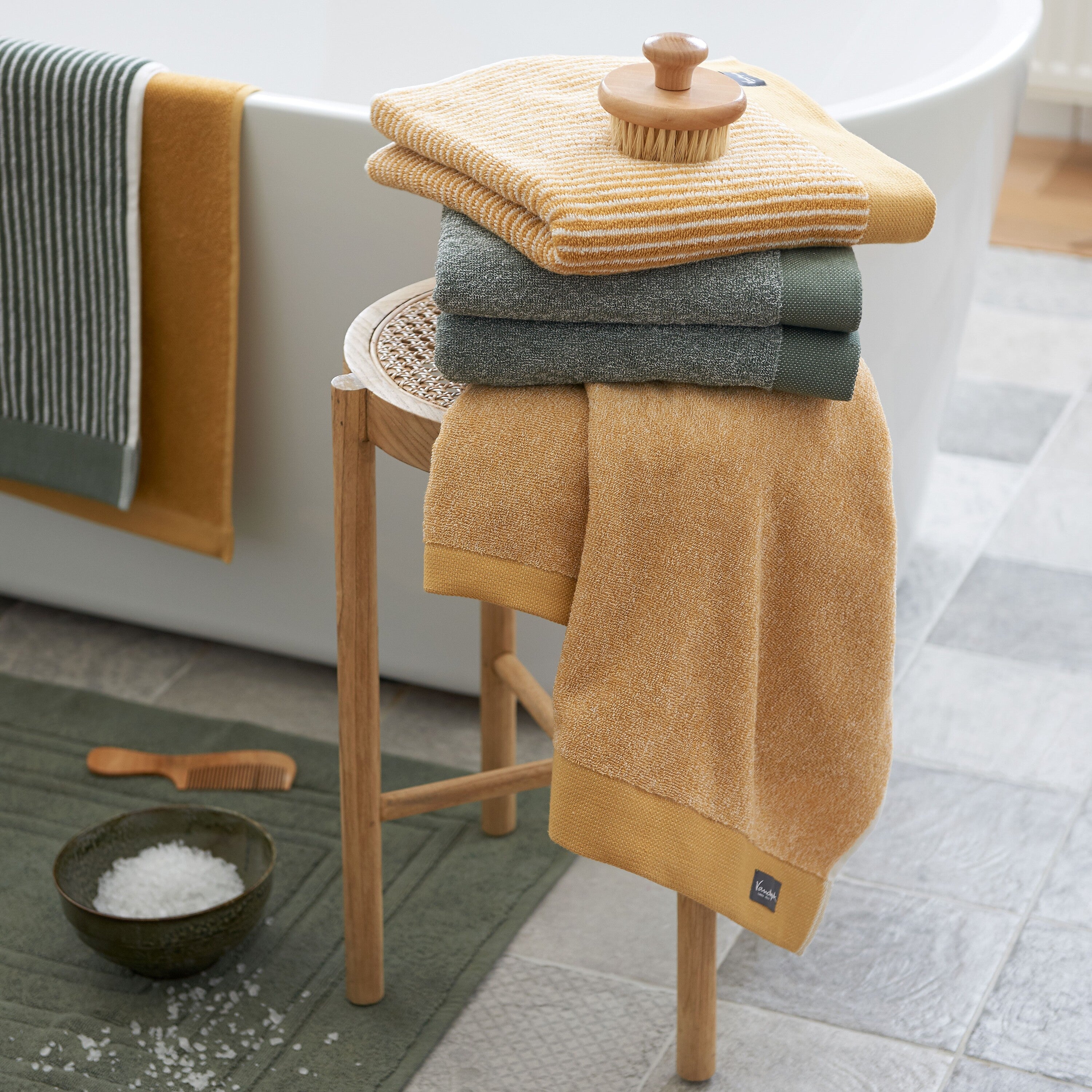 Vandyck Home Mouliné Handdoek 70 x 140 cm