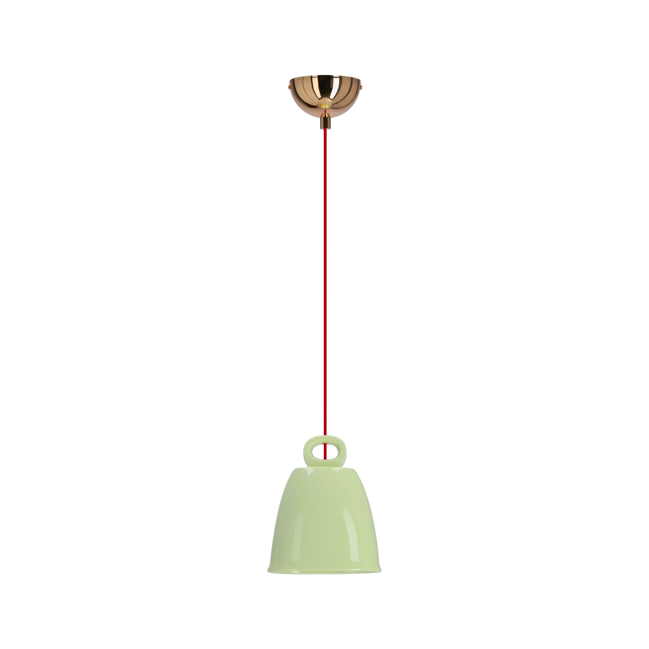 Lampa wisząca miedziano-zielona SEWILLA 1xE27x40W Candellux