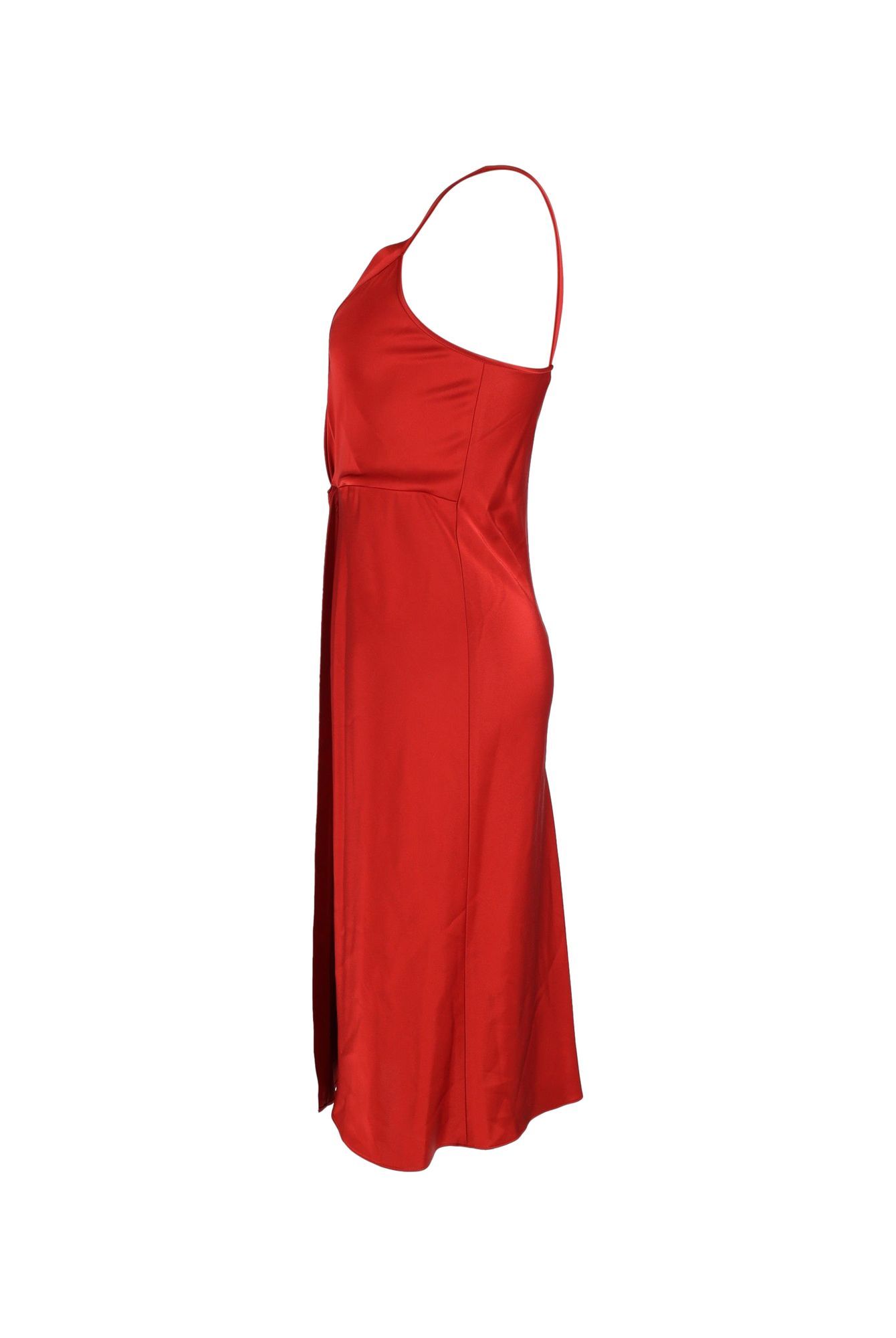 Alexander Wang Preloved T by Draped Dress in Red Satin