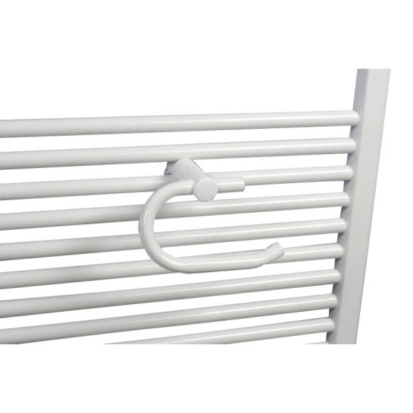 Toilettenpapierhalter, (BxLxT): 9 x 12 x 17,5 cm, weiß, Stahl, Kunststoff