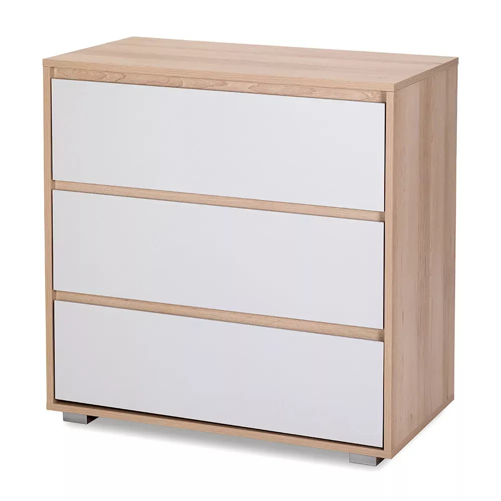 Komoda dla dzieci DALIA 80cm buk/szara