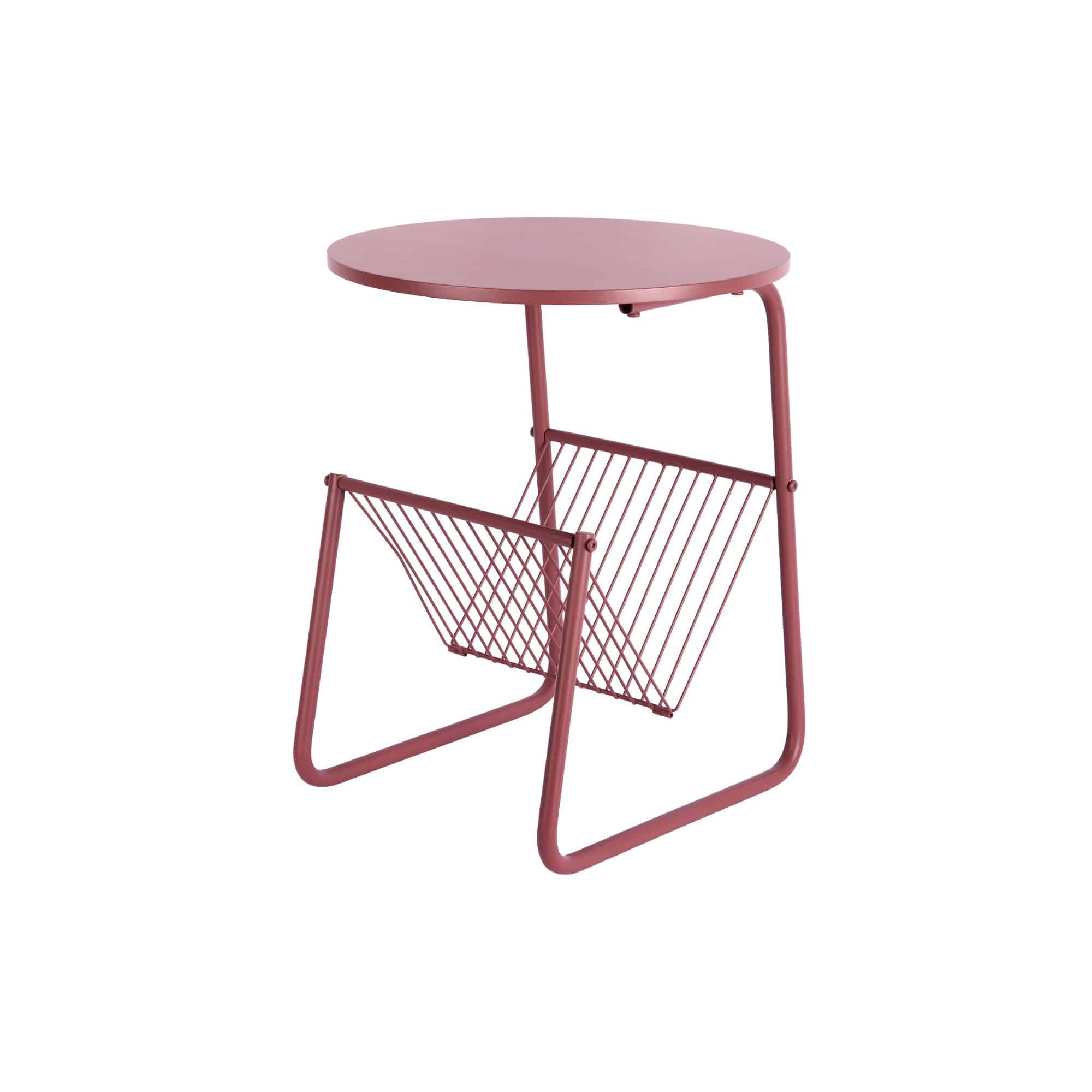 Leitmotiv bijzettafel Riqueza Revista - rood - Ø40cm