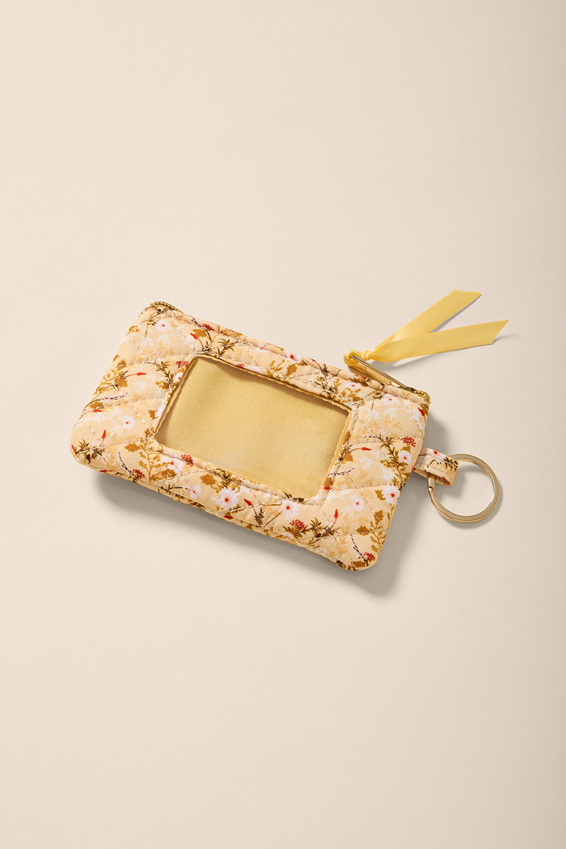 Hazel Floral Quilted Card Case