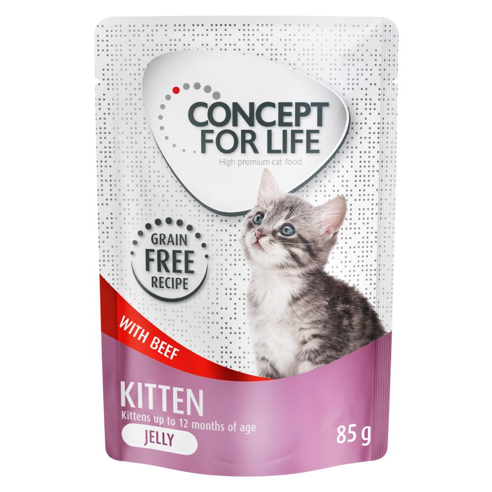 Concept for Life Kitten Beef Grain-Free - in Jelly