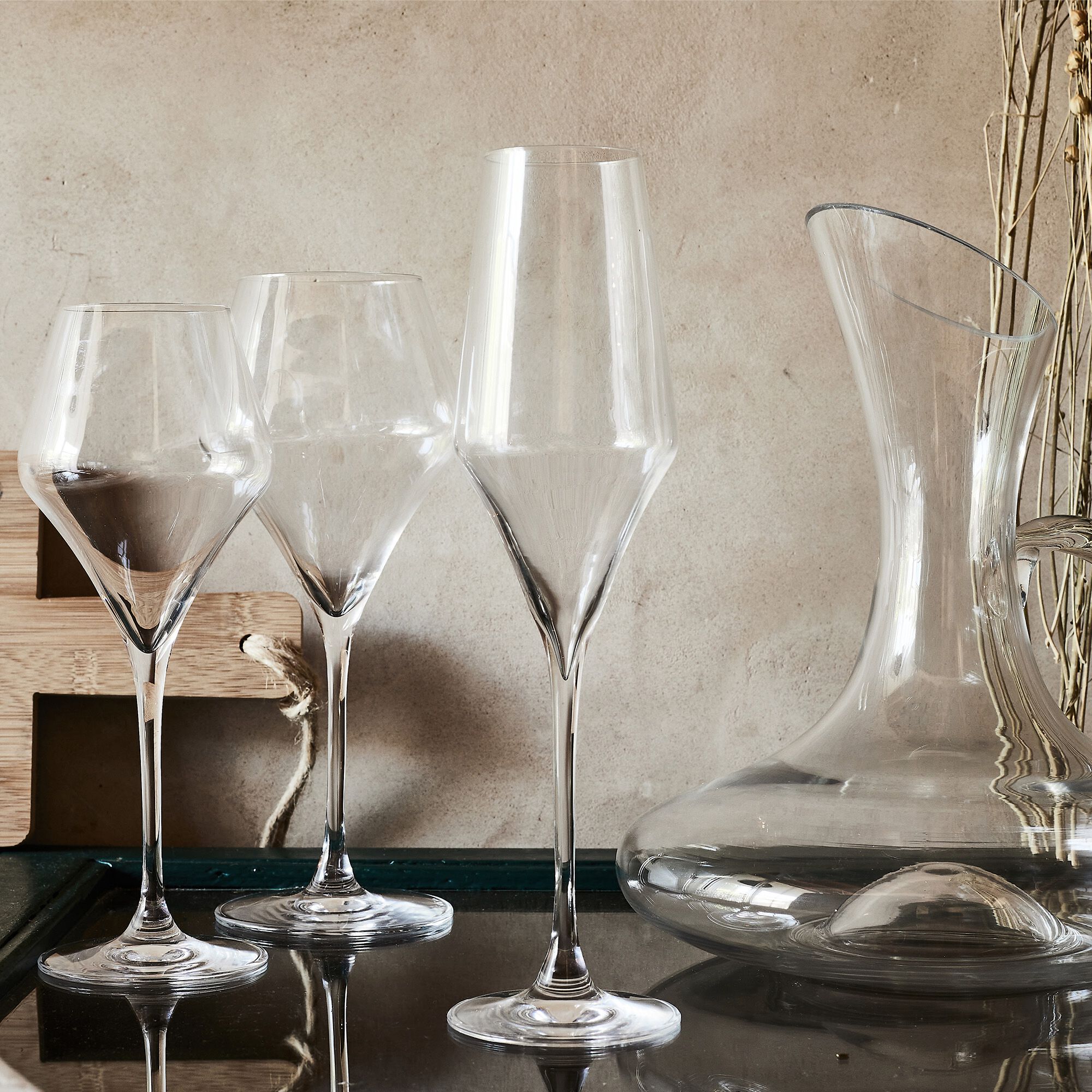 ARAM - Flûte à champagne en cristallin 22cl - transparent